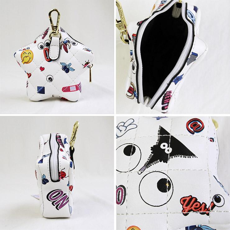 EYE THEME アイテーマ バッグチャーム ETC1008 レディース ホワイト ブラック おしゃれ かわいい 大人 個性的 総柄 カラフル |  | 03