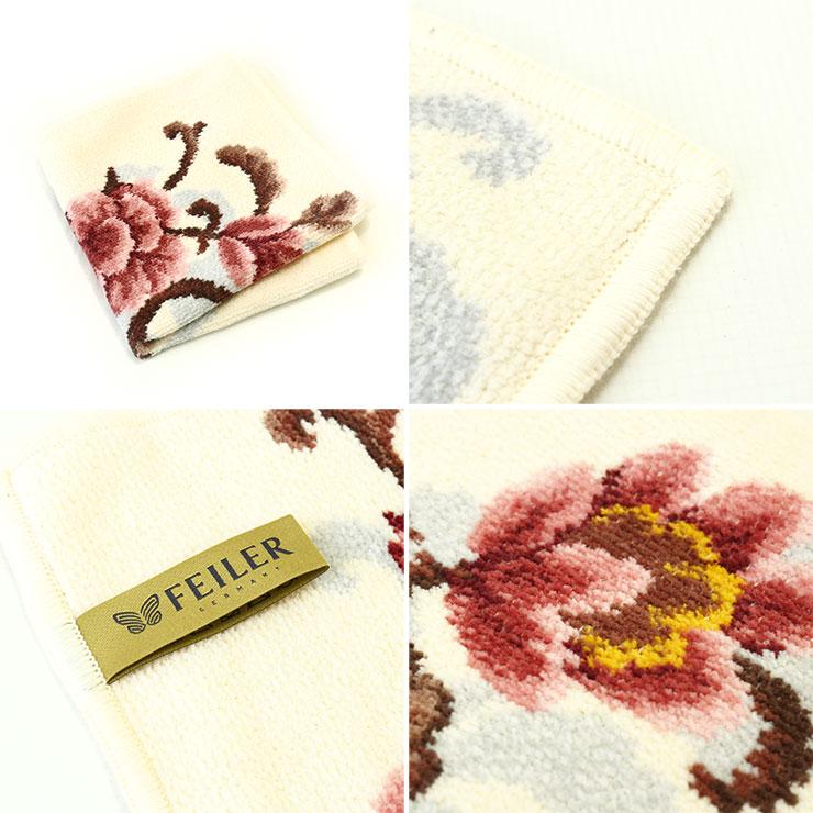 FEILER【フェイラー】ハンドタオル Legacy Bloom 30cm×30cm |  | 02