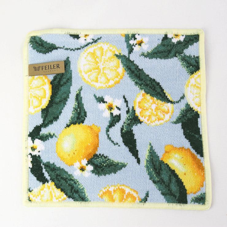 FEILER フェイラー ハンドタオル Lemon and Leaves ハンカチ レディース 大人 女性 プレゼント ギフト かわいい おしゃれ タオルハンカチ |  | 01