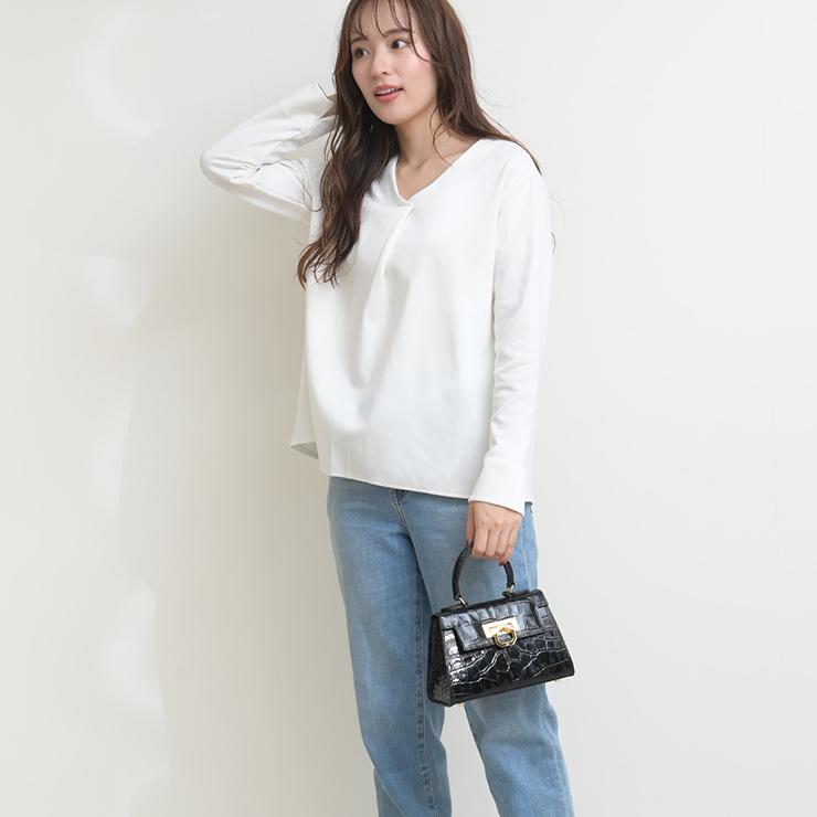 CARBOTTI カルボッティ クロコハンドバッグ ミニ LICIA CROCO CARBOTTI カルボッティ クロコハンドバッグ ミニ LICIA CROCO