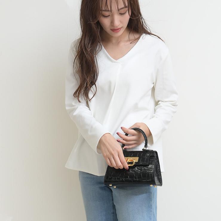 CARBOTTI カルボッティ クロコハンドバッグ ミニ LICIA CROCO CARBOTTI カルボッティ クロコハンドバッグ ミニ LICIA CROCO