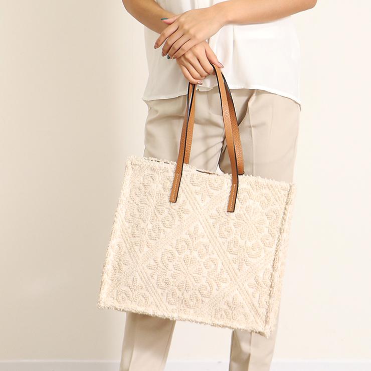 カシオペア KASSIOPEA トートバッグ MAXI  大きい バッグ レザーハンドル 柄 ブランド 大人 レディースバッグ おしゃれ A4 a4 小さめ 小さい ミニ 女の子 女性 |  | 01