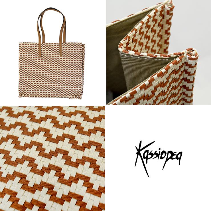 カシオペア KASSIOPEA トートバッグ MAXI  大きい バッグ レザーハンドル 柄 ブランド 大人 レディースバッグ おしゃれ A4 a4 小さめ 小さい ミニ 女の子 女性 |  | 09