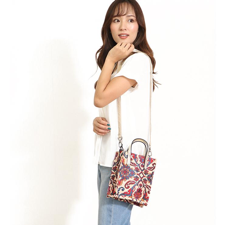 カシオペア KASSIOPEA トートバッグ MINI UMILTA ショルダーバッグ 2way レザーハンドル 柄 ブランド 大人 レディースバッグ おしゃれ 軽い 女の子 女性 |  | 02
