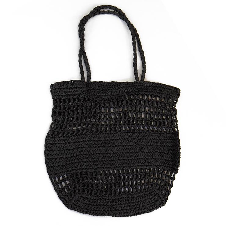 クアドリフォリオ かごバッグ カゴバッグ ペーパーヤーン トートバッグ 刺繍 ベージュ ブルー ブラック かわいい トート |  | 06