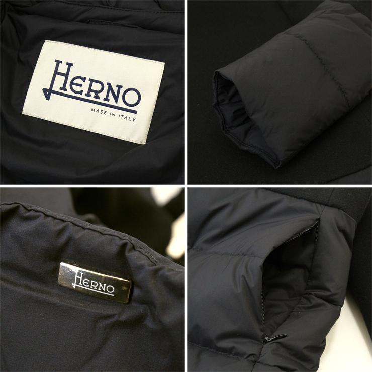 ヘルノ ダウン ウール 切り替え レディース 2023AW HERNO コート PI001760D DIAGONAL WOOL COAT WITH NUAGE herno おしゃれ ブランド | HERNO | 04