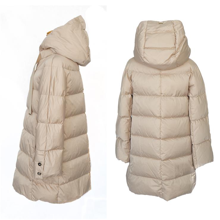 herno ダウン　コート　Aライン　42 ヘルノ HERNO ヘルノ HERNO A-Shape エーシェイプ JACKET IN SATIN