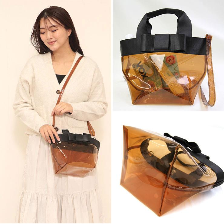 クアドリフォリオ　舟形 クリアショルダーバッグ q-2000 クリアバッグ クリア レディース 女性 ショルダーバッグ ワンハンドル トート |  | 06