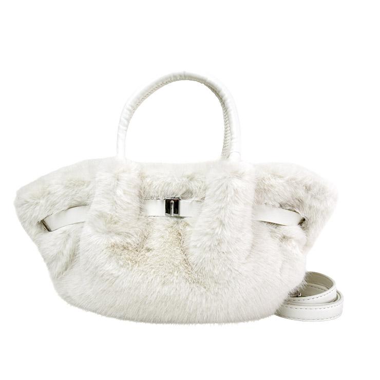 quadrifolio la borsa felice【クアドリフォリオ ラボルサフェリーチェ】ファーバッグ q2337 トート シンプル レディースバッグ |  | 04