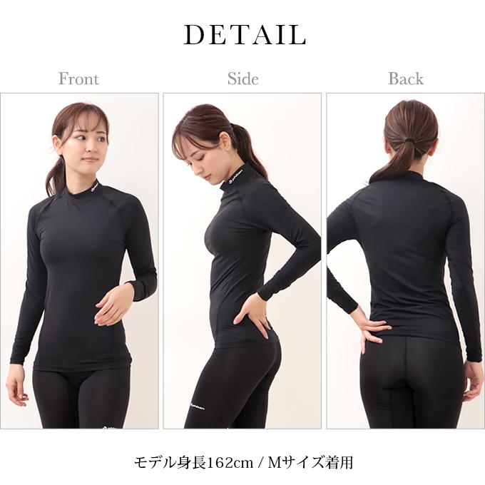 SUBROSA ( サブローザ ) × phiten  W009PH　レディース 女性 ハイネック 長袖 シャツ |  | 08