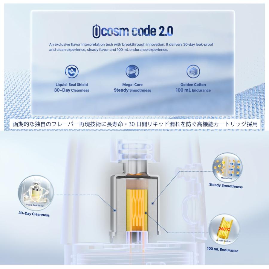 Voopoo Argus 交換用PODカートリッジ V2 0.4Ω 0.7Ω 1.0Ω 2ml 3ml ブープー アーガス ポッド 電子タバコ vape べイプ icosm code 2.0 トップフィル |  | 01