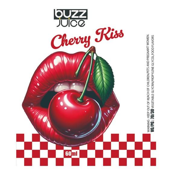 buzz juice Cherry Kiss 60ml バズジュース チェリー フレーバー リキッド 電子タバコ vape べイプ ニコチン０ | 