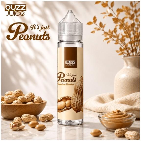 buzz juice It's just Peanuts 60ml バズジュース ロースト ピーナッツ フレーバー vape べイプ 電子タバコ 電子シーシャ リキッド ニコチン0 | 