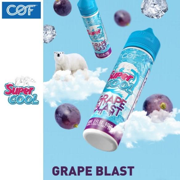 Cloudy O Funky Super Cool Grape Blast 60ml グレープ フレーバー 清涼剤 メンソール 電子タバコ vape フルーツ リキッド COF マレーシア | 
