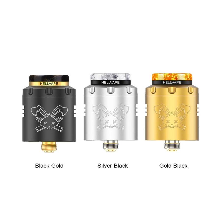Hellvape Dead Rabbit 3 RDA Atomizer 24mm アトマイザー 6周年 デッドラビット デュアル コイル リビルド 爆煙　電子タバコ VAPE |  | 01