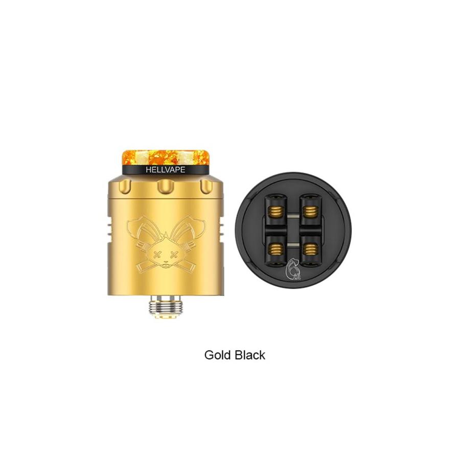 Hellvape Dead Rabbit 3 RDA Atomizer 24mm アトマイザー 6周年 デッドラビット デュアル コイル リビルド 爆煙　電子タバコ VAPE |  | 04