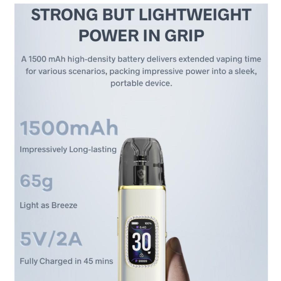 VOOPOO Argus G3 Kit ブープー アーガス G3 ポッド 30W 1500mAh スターターキット 電子タバコ vape べイプ 電子シーシャ カートリッジ 初心者 簡単 ニコチン0 |  | 06