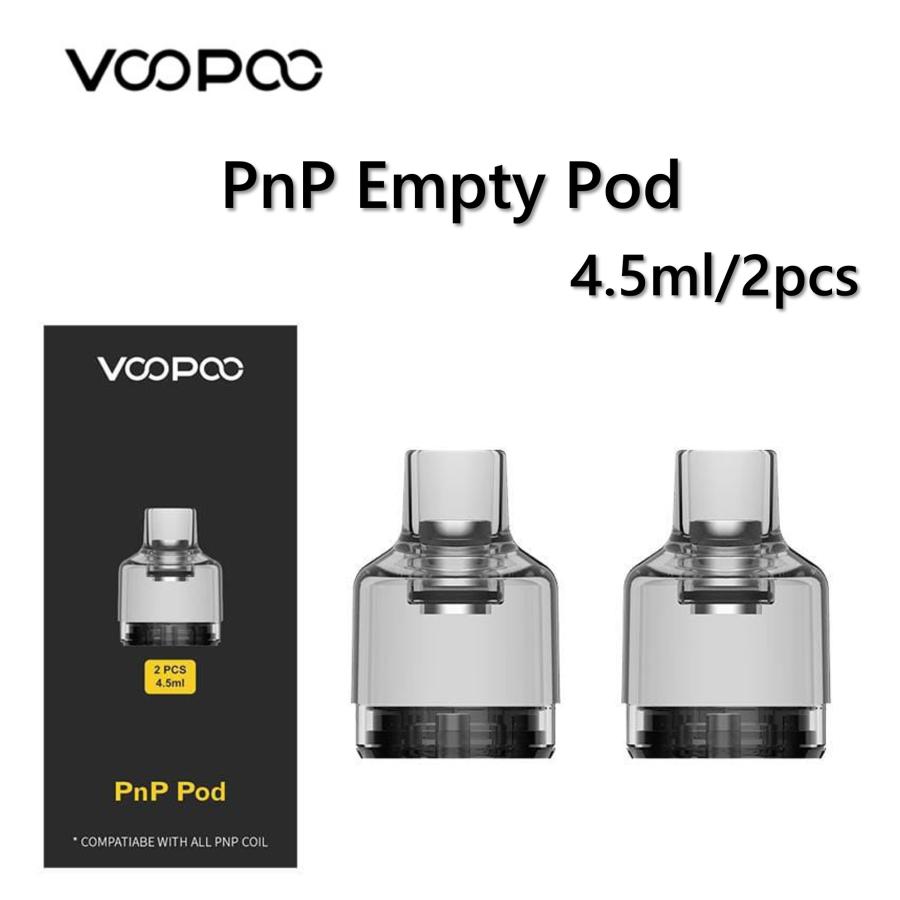 Voopoo PnP Empty Pod 2個入り 4.5ml 交換用 カートリッジ 電子タバコ vape | 