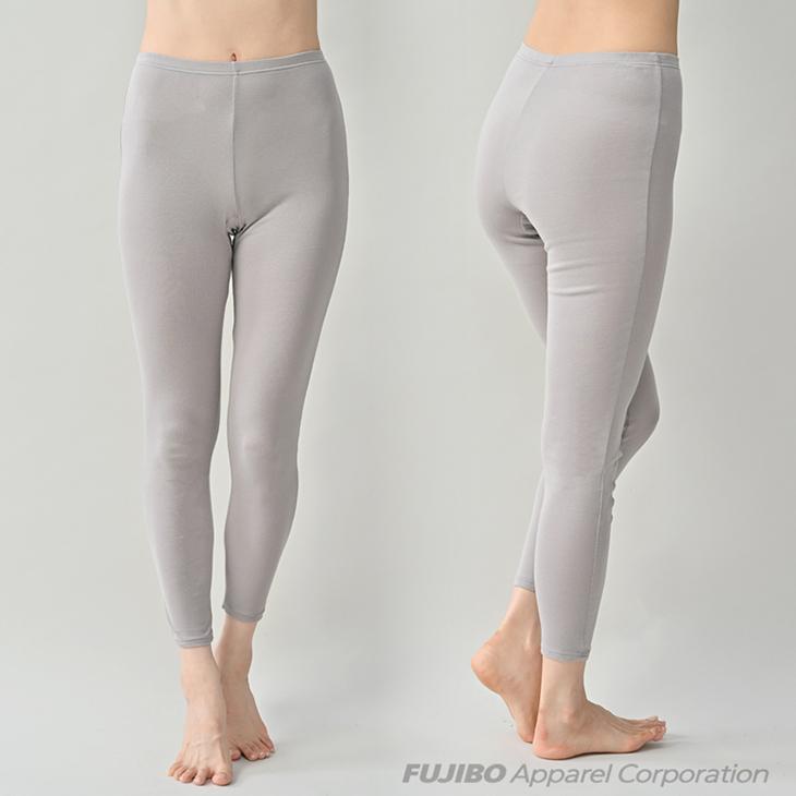 綿100％ インナー 甘撚綿 8分丈ボトム M/L スパッツ レギンス コットン bvd BVD 肌着 下着 レディス 通年着用 爆買 | B.V.D | 08