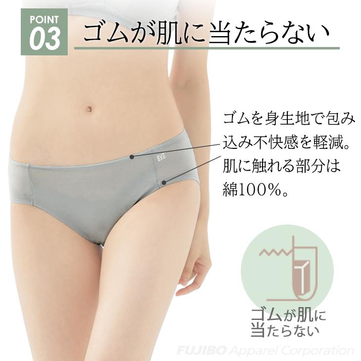 B.V.D ショーツ パンツ レディース 綿100% 涼しい 軽い 涼軽 さらり