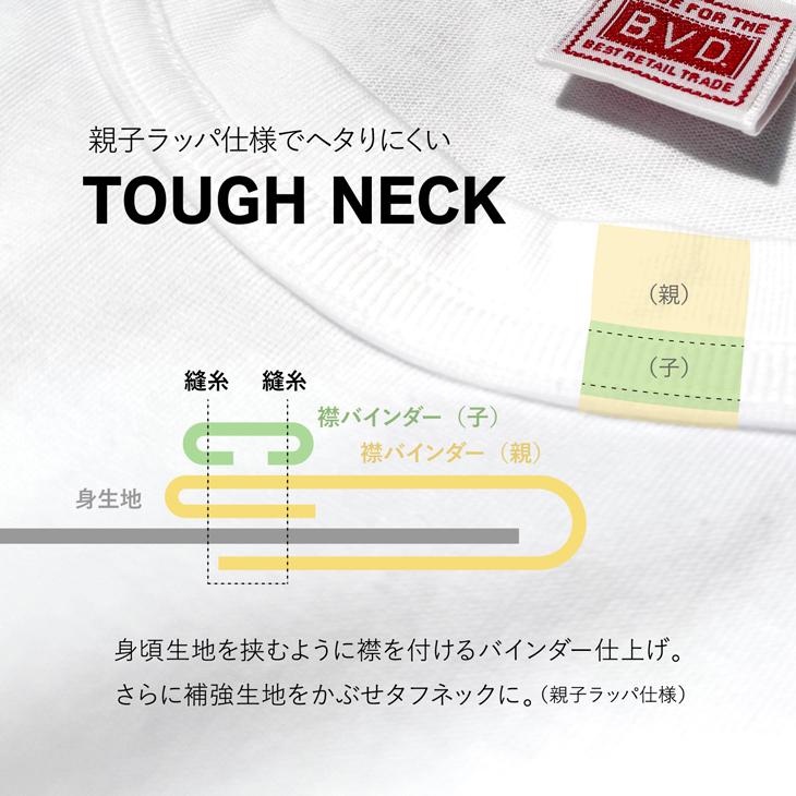 tシャツ BVD ルーズフィットTシャツ Cotton100% （M/L/XL）EC200 インナー 白シャツ 下着 BVD ポイント利用 | B.V.D | 14