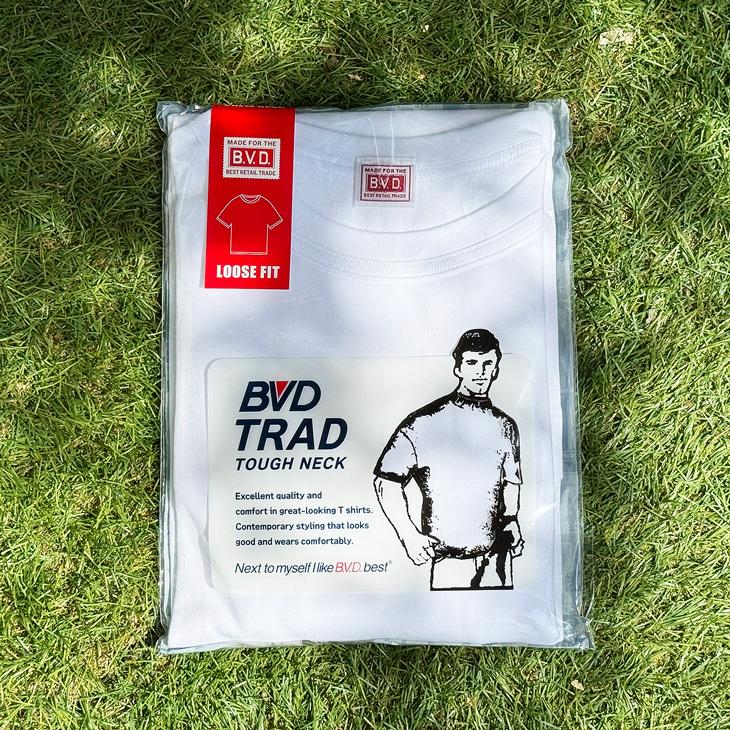 tシャツ BVD ルーズフィットTシャツ Cotton100% （M/L/XL）EC200 インナー 白シャツ 下着 BVD ポイント利用 | B.V.D | 02
