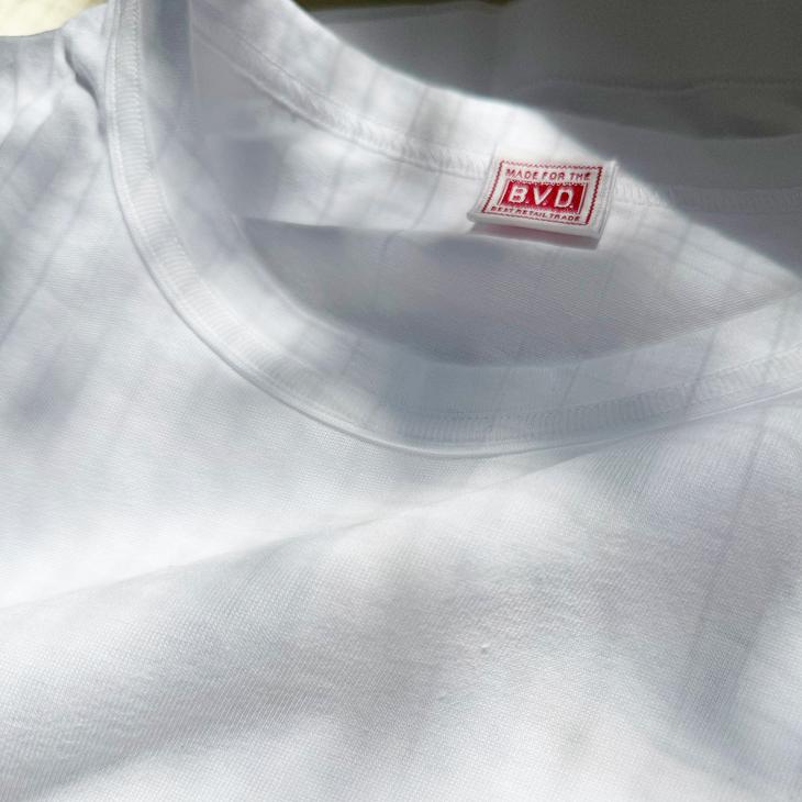 tシャツ BVD ルーズフィットTシャツ Cotton100% （M/L/XL）EC200 インナー 白シャツ 下着 BVD ポイント利用 | B.V.D | 05