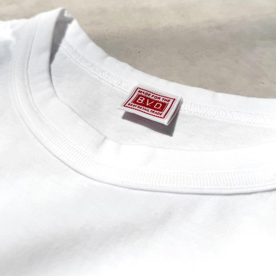 tシャツ BVD ルーズフィットTシャツ Cotton100% （M/L/XL）EC200 インナー 白シャツ 下着 BVD ポイント利用 | B.V.D | 07