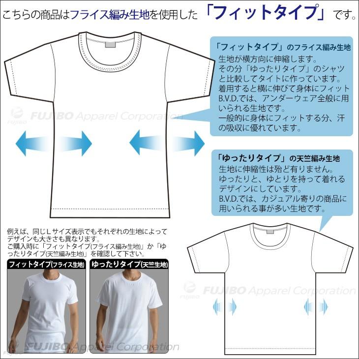 B.V.D bvd tシャツ 2枚組 丸首 半袖シャツ BVD NEW STANDARD 丸首 半袖