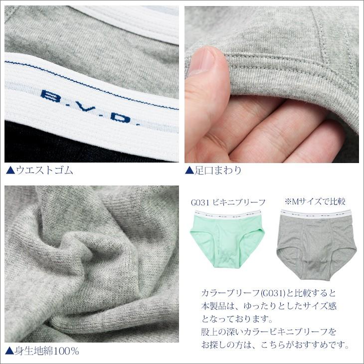 B.V.D bvd BVD GOLD 天ゴムスタンダードカラーブリーフ 2枚