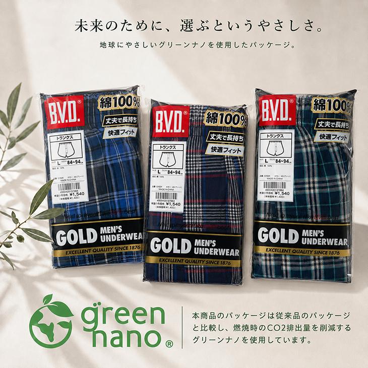 B.V.D トランクス bvd BVD GOLD 2枚セット LL パンツ メンズ インナー