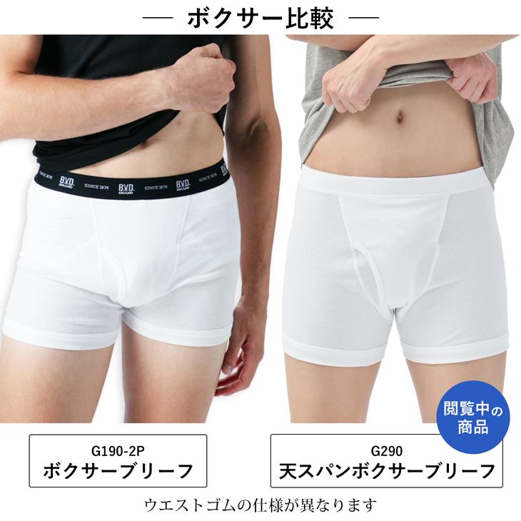 B.V.D ボクサーパンツ B.V.D. GOLD 天スパン前開き M,L,LL BVD 綿100