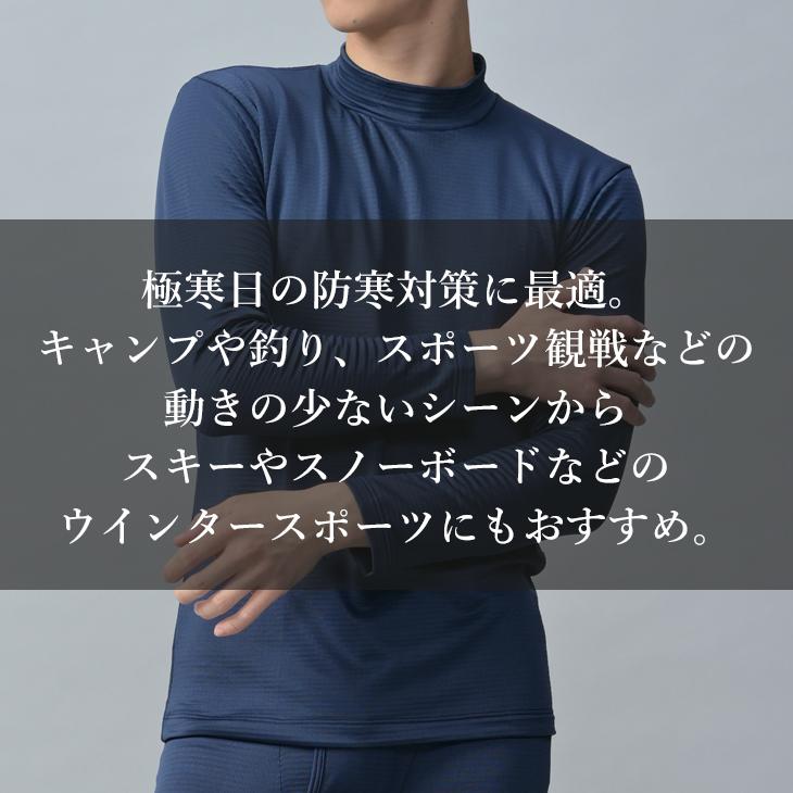 2枚組 BVD 瞬暖GRID-TEC+ グリッド構造 裏起毛 フーディー サムホール長袖Tシャツ M L LL インナー bvd フード一体型 メンズ 暖か 釣り アウトドア 防寒下着 | B.V.D | 22