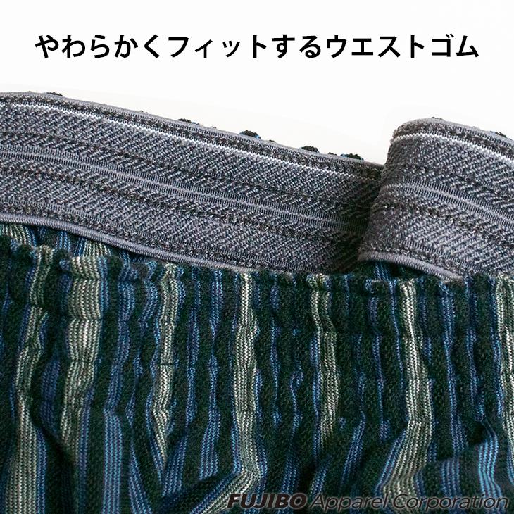 ロングトランクス BVD 吸水速乾 ニットロングトランクス チェック ストライプ M L LL メンズインナー アンダーウェア 下着 男性 bvd 肌着 パンツ ポイント利用 | B.V.D | 07