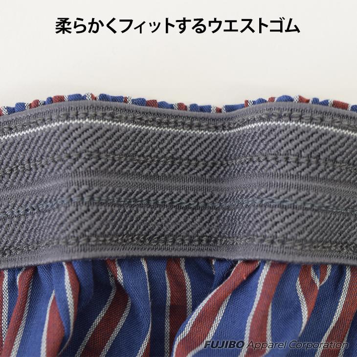 B.V.D トランクス BVD チェック ストライプ 先染 前開き メンズ