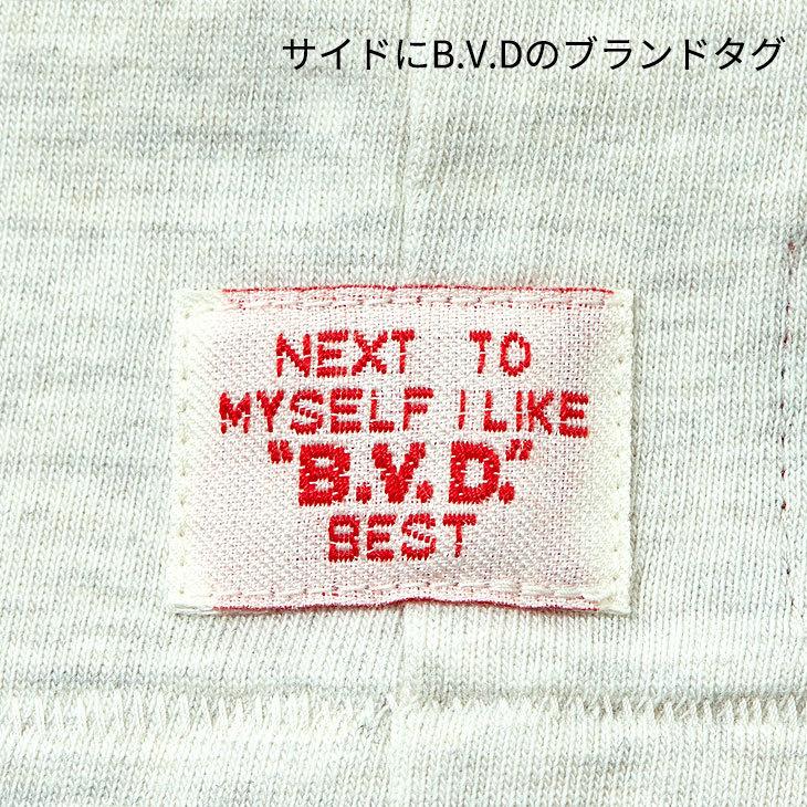 B.V.D tシャツ ヘビーウエイト 綿100％ ポケット付き 杢 クルーネックT
