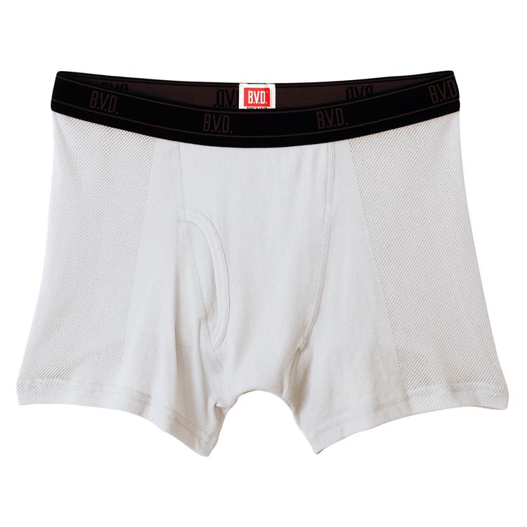 BVD COOL FEEL サイドメッシュ ボクサーパンツ 接触冷感 抗菌防臭 吸水速乾 半袖 軽量 通気性 メンズ 男性 インナーウェア 下着 肌着 スポーツ | B.V.D | 08