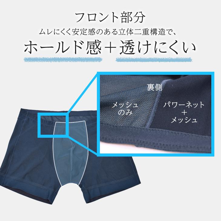 B.V.D ボクサーパンツ 夏 涼しい メッシュ bvd 涼パン メンズ 軽い