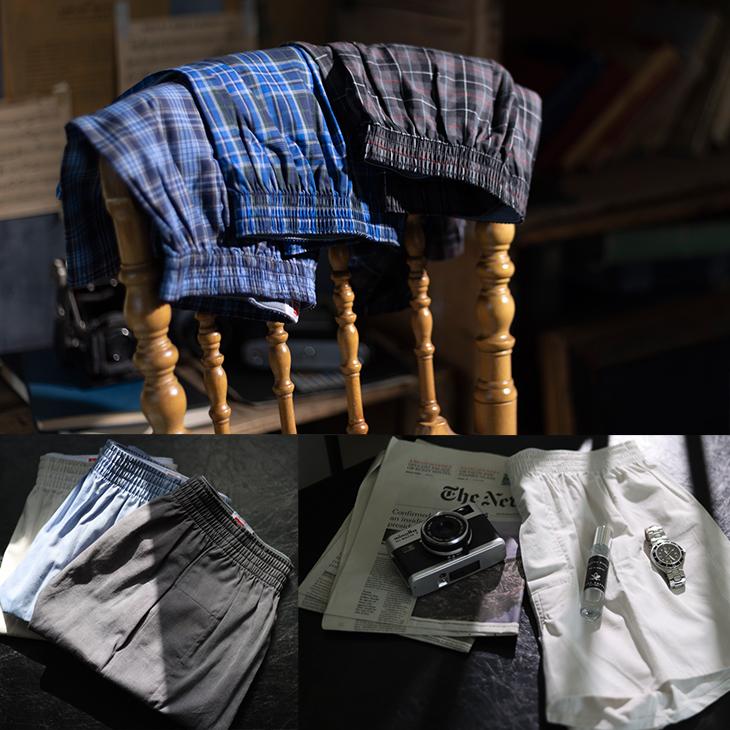 トランクス 4枚組 B.V.D. シャンブレー チェック 綿100％ 無地 布帛メンズ  アンダーウェア 男性下着 肌着 BVD bvd インナーウェア ポイント利用 爆買 | B.V.D | 07