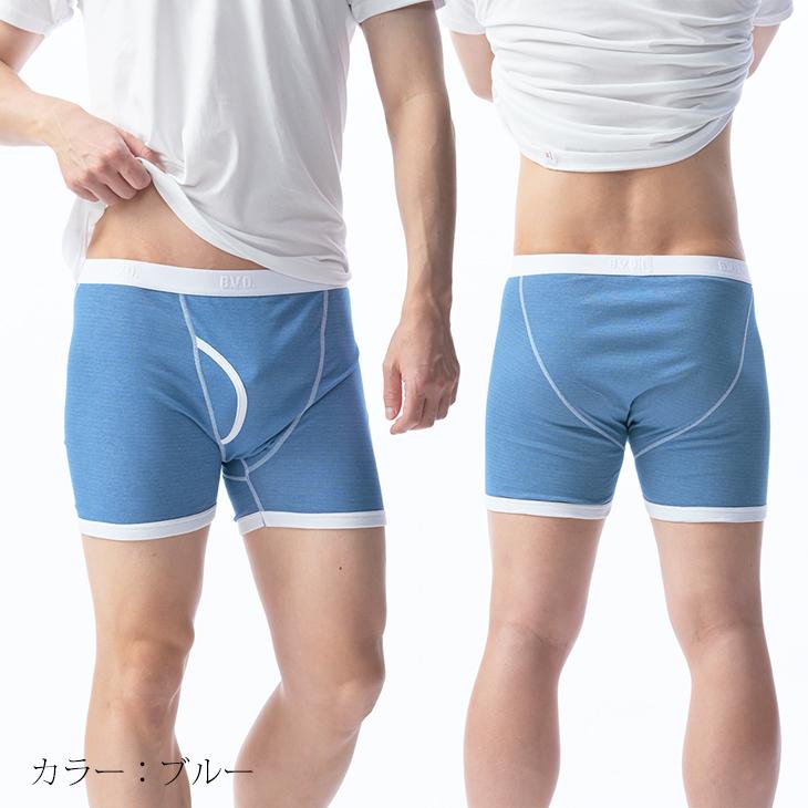 パイピングボクサーパンツ 吸水速乾 メンズ B.V.D. 2枚組 セット 配色 メンズ アンダーウェア 下着 BVD インナー 直営店限定品 爆買 | B.V.D | 12
