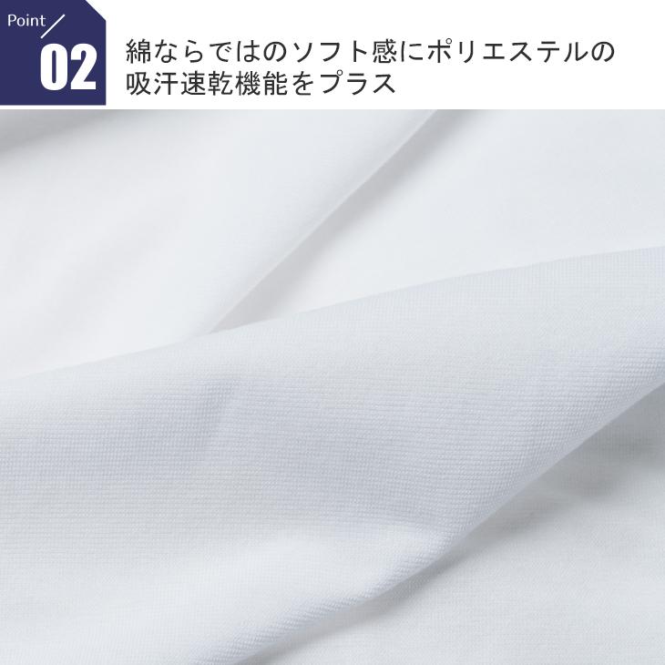 インナーシャツ 3枚組 bvd 吸水速乾 クルーネック 半袖 セット 丸首 メンズ アンダーウェア 下着 BVD インナー bvd 肌着 爆買 | B.V.D | 02