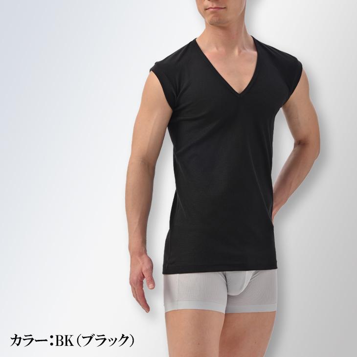 タンクトップ シャツ Vネックスリーブレス ワキ汗対策 肌着 クールエディット 22cm 吸水速乾 抗菌防臭 bvd メンズインナー 下着 ビジネス ポイント利用 爆買 | B.V.D | 14