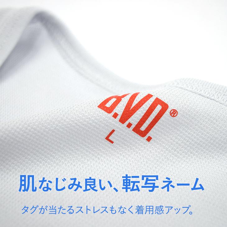 シャツ インナー ワキ汗対策  肌着 クールエディット クルーネック 2分袖 Tシャツ 吸水速乾 抗菌防臭 丸首 半袖 メンズ bvd 下着 ビジネス ポイント利用 爆買 | B.V.D | 12