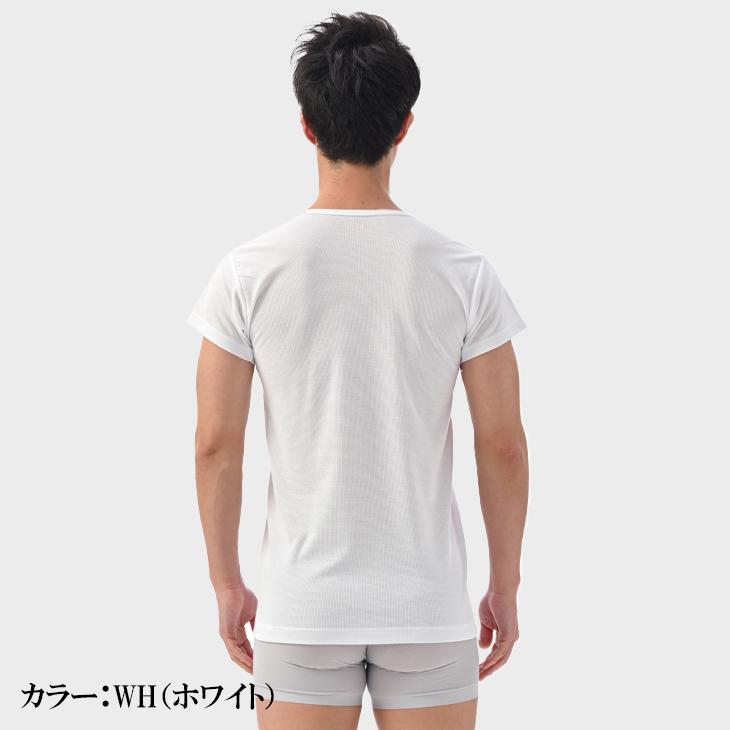 シャツ インナー ワキ汗対策 bvd tシャツ 肌着 クールエディット 17cmVネック 2分袖 Tシャツ 吸水速乾 抗菌防臭 半袖 メンズ下着  ビジネス ポイント利用 爆買 | B.V.D | 16