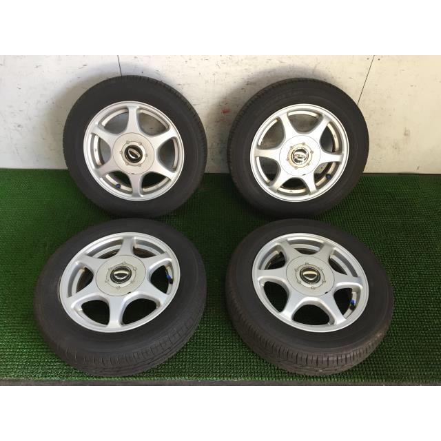 13インチ 社外アルミホイール タイヤ 4本セット PRD-5X 13X4.5J +42 