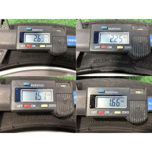 13インチ 社外アルミ ホイール タイヤ 4本セット メーカー不明 13×4J