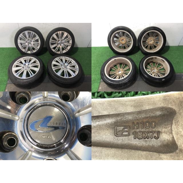 社外 ウェッズ レオニス アルミ ホイール 18インチ 4本セット 18×7J 