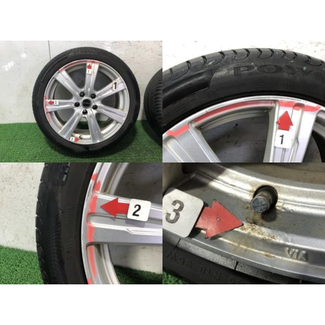 クラウン 社外アルミ ホイール 4本セット 18インチ 18×7.5J PCD 114.3