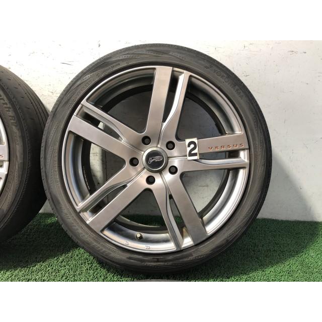 ④【4本44,000円】送料込 社外ホイール 215/45R18 ヴォクシー 社外 ホイール 4本セット 18インチ 18× 7.0J オフセット 52