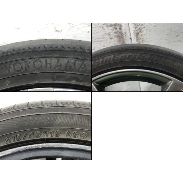 ④【4本44,000円】送料込 社外ホイール 215/45R18 ヴォクシー 社外 ホイール 4本セット 18インチ 18× 7.0J オフセット 52